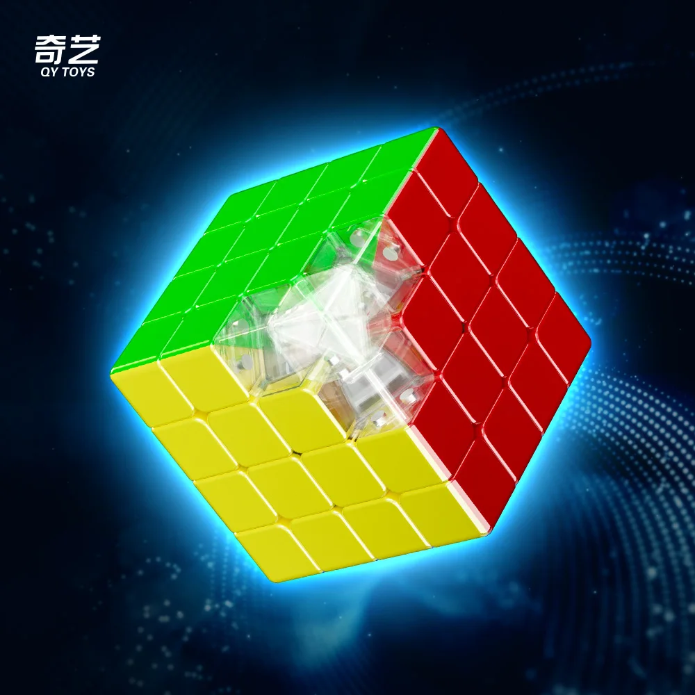 [JudyCube] Qiyi Warrior M UV 3X3 磁気マジック スピード キューブ ステッカーレス フィジェット トイ Qiyi Warrior 2X2 4X4 M UV Cubo Magico パズル