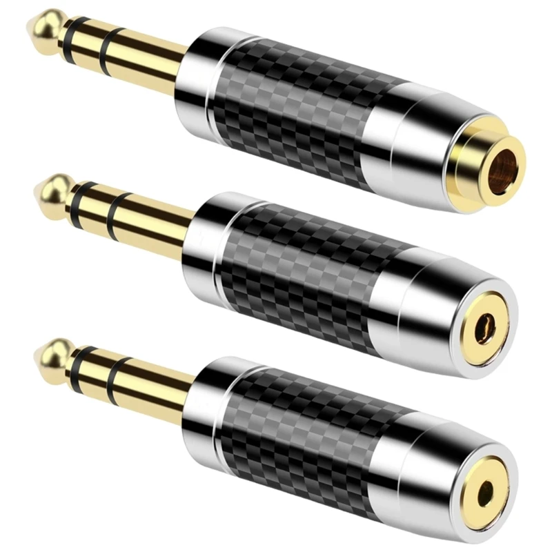 

6.35mm Male to 2.5 3.5 4.4mm Female Stereo Sound Headphone Adapter Converters Y3ND