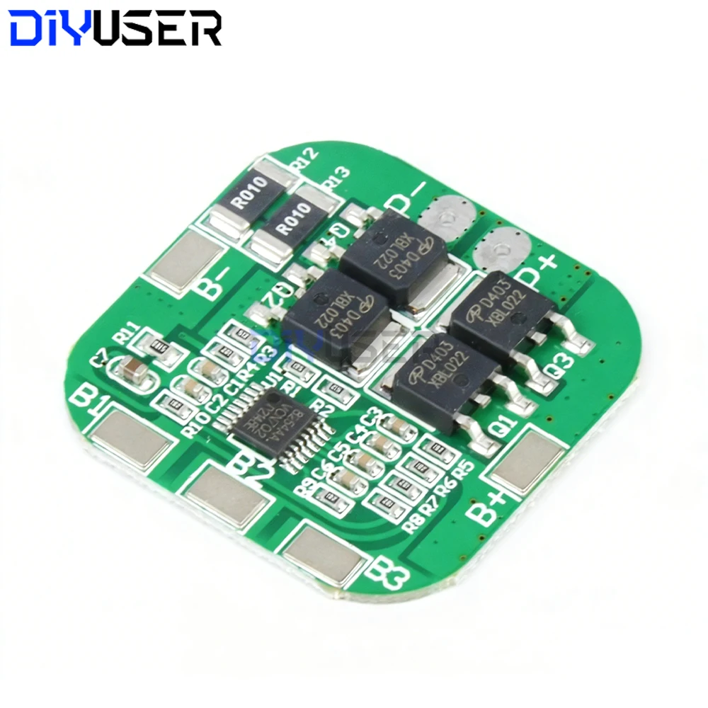 4S 20A BMS 14,8 V 16,8 V Li-Ionen-Akku-Schutzplatine, für 18650 Lithium-Akku DIY mit Balance-Aufladung
