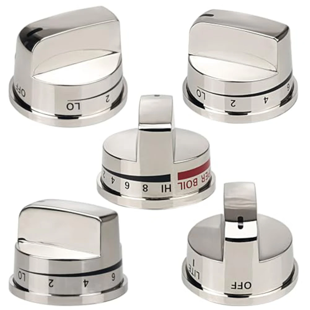 

Replace Old or Damaged Control Knobs with This Set of Gas Stove Parts Includes 4X EBZ37189611 & 1X EBZ37189609