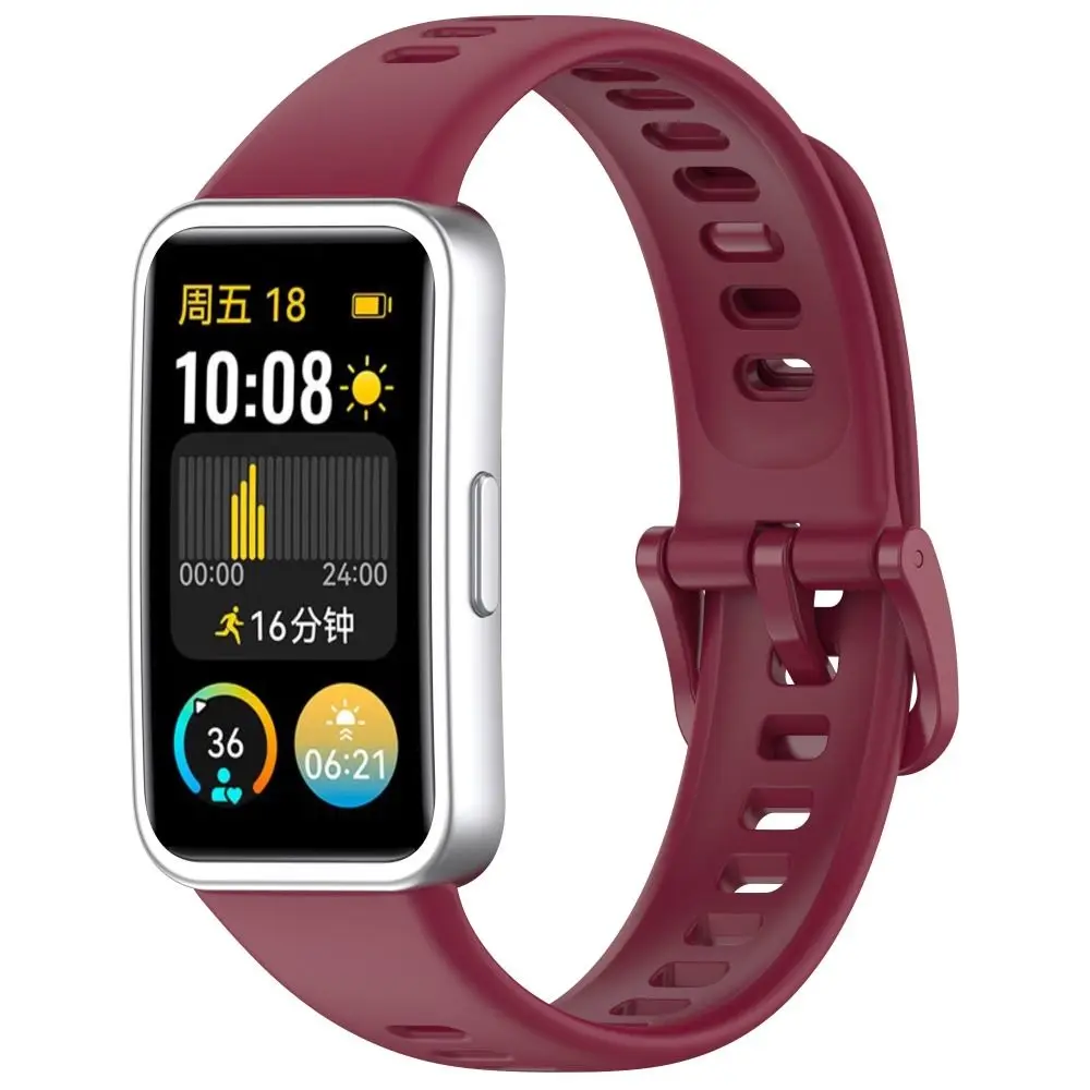 Soft Replacement Silicone Strap Watchband Accessories Watch Bracelet Smart Watch Sport Wristband for Huawei Band 9/8