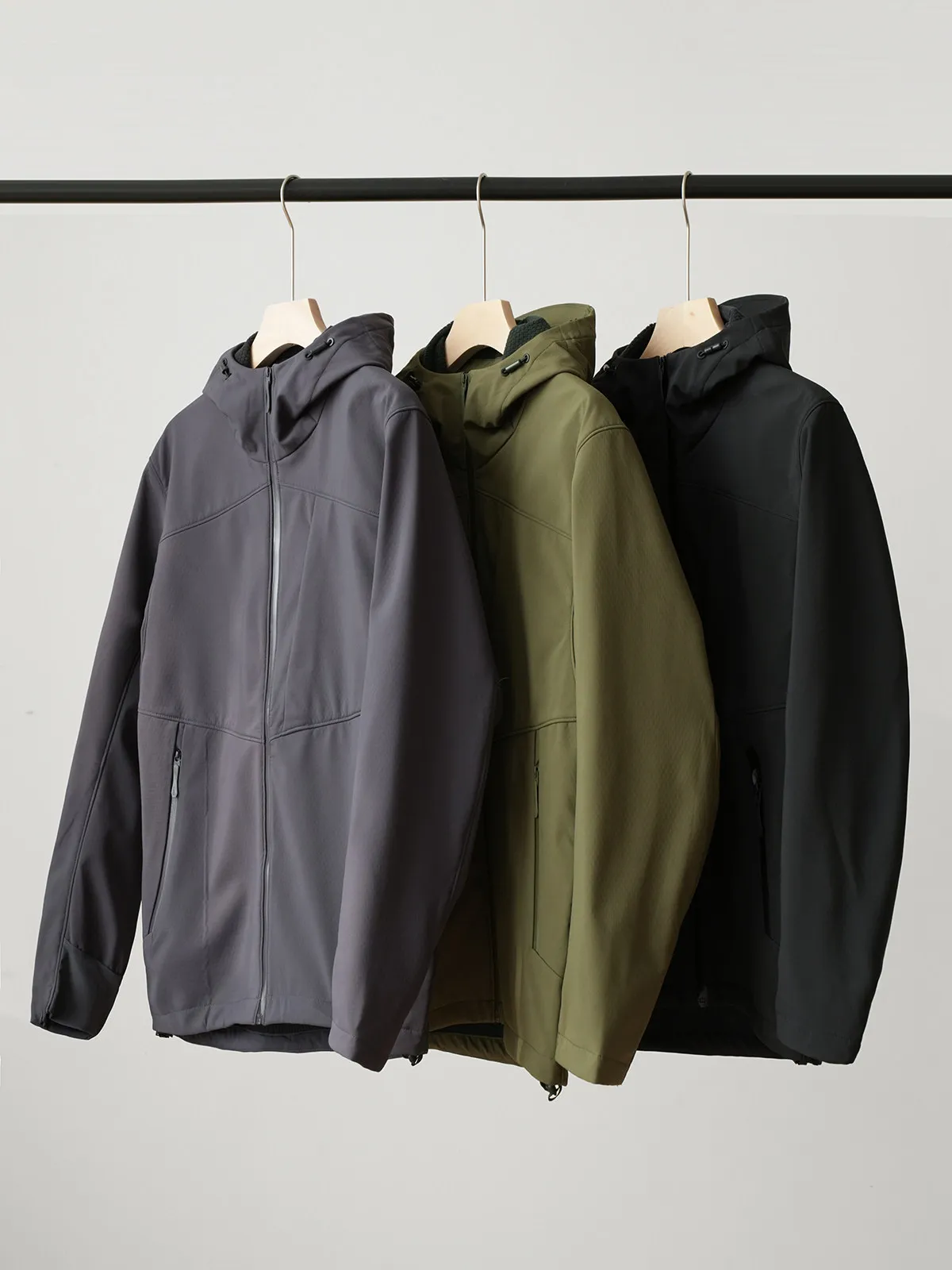 

Мужская уличная куртка с термоизоляцией, на молнии, с защитой от ветра и воды, с капюшоном, удлиненная, приталенного кроя