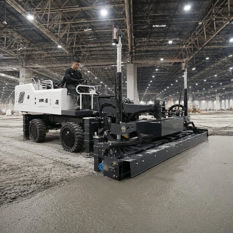 Machine à laser de nivellement de béton, équipement de surface durable, personnalisé pour les sols de entrepôts commerciaux