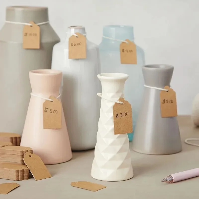 

60 шт. пустая метка для письма, бирка для сообщений, бирка для рукописных заметок