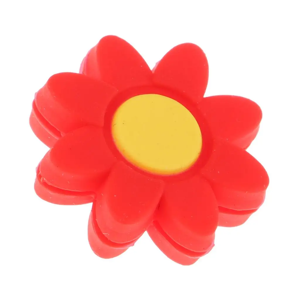 

Милый цветочный виброгаситель для теннисной ракетки, высококачественный амортизатор из силикагеля для теннисных тренировок, аксессуары