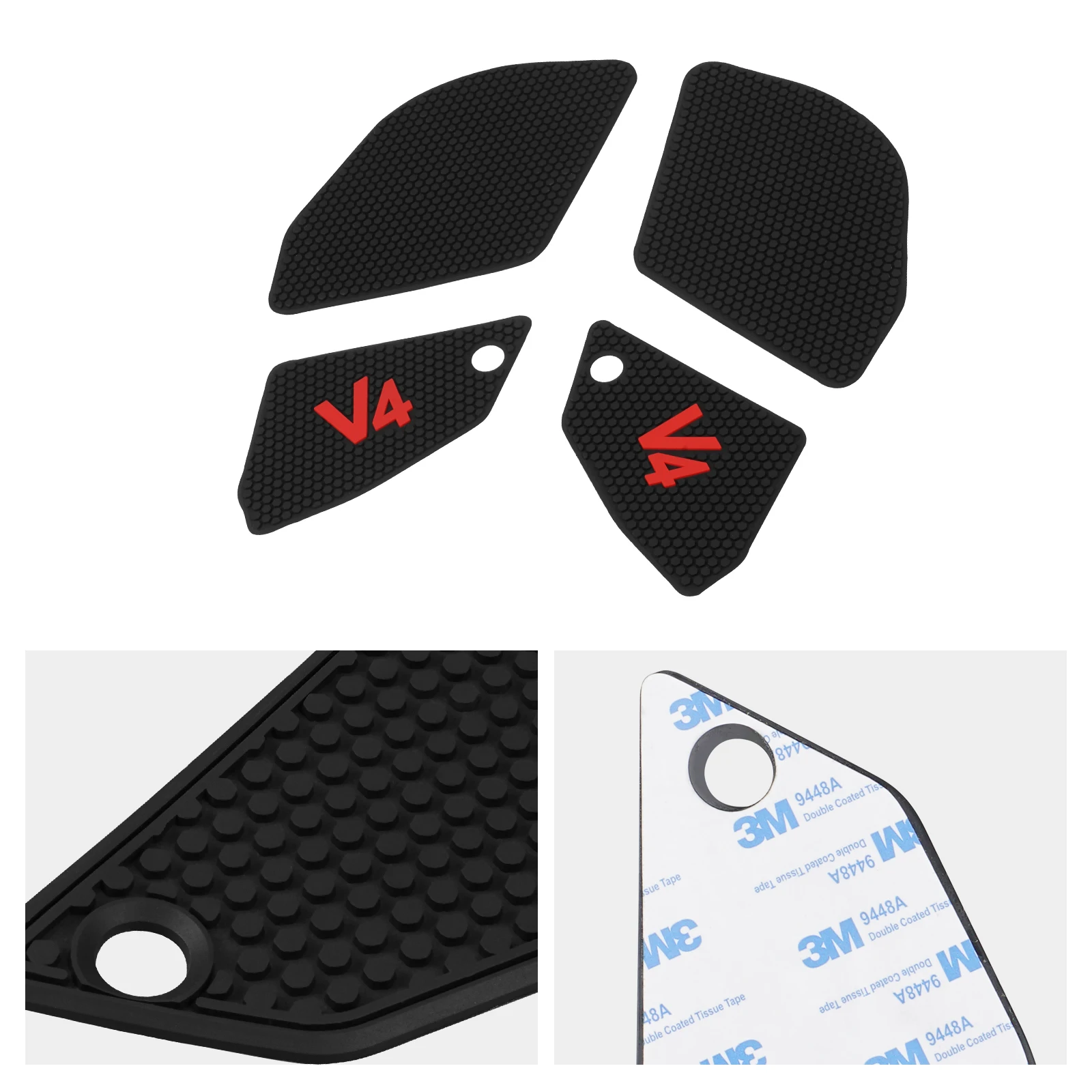 For Ducati Panigale V4 2022 Fuel Tank Pad Tank Protector Stickers Decal Knee Traction Fit Panigale V4 SP2 V4 S