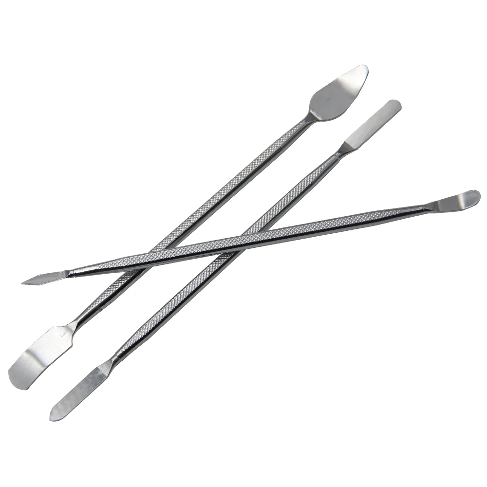 3pc Metal Spudger Crowbar Stainless Steel Scraper Phone Screen Opening Repair For iPhone Laptop Tablet PC Disassembly Tools