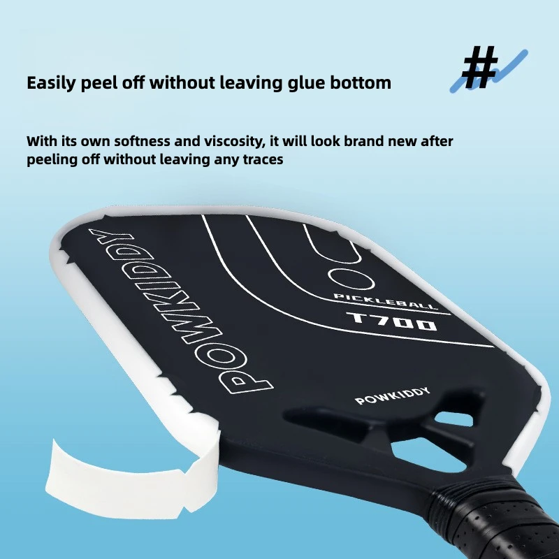 3Pcs 피클볼 라켓 가장자리 스티커 패들 헤드 가장자리 테이프 스티커 충격 감소 및 마찰 방지 프레임 보호 테이프