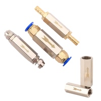 Pneumatic Check Valve Connector 6mm 8mm 10mm 12mm Air Hose Gas One Way Valve 1/8\