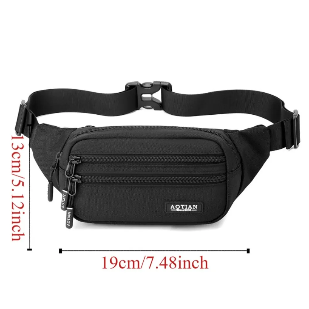 Large Capacity Running Waist Bags Wear-resistant Lightweight Sports Phone Bag Multi-function Waterproof Men Chest Bag