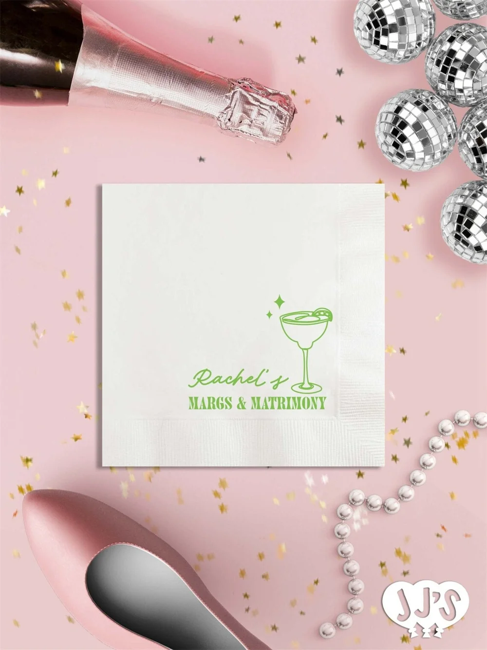 

50PCS Margs and Matrimony Custom Napkins