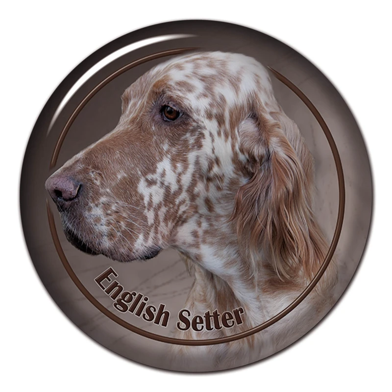 

Self-Adhesive Decal English Setter Dog V3 Car Sticker Decors on Bumper Rear Window Laptop 13CM/17CM