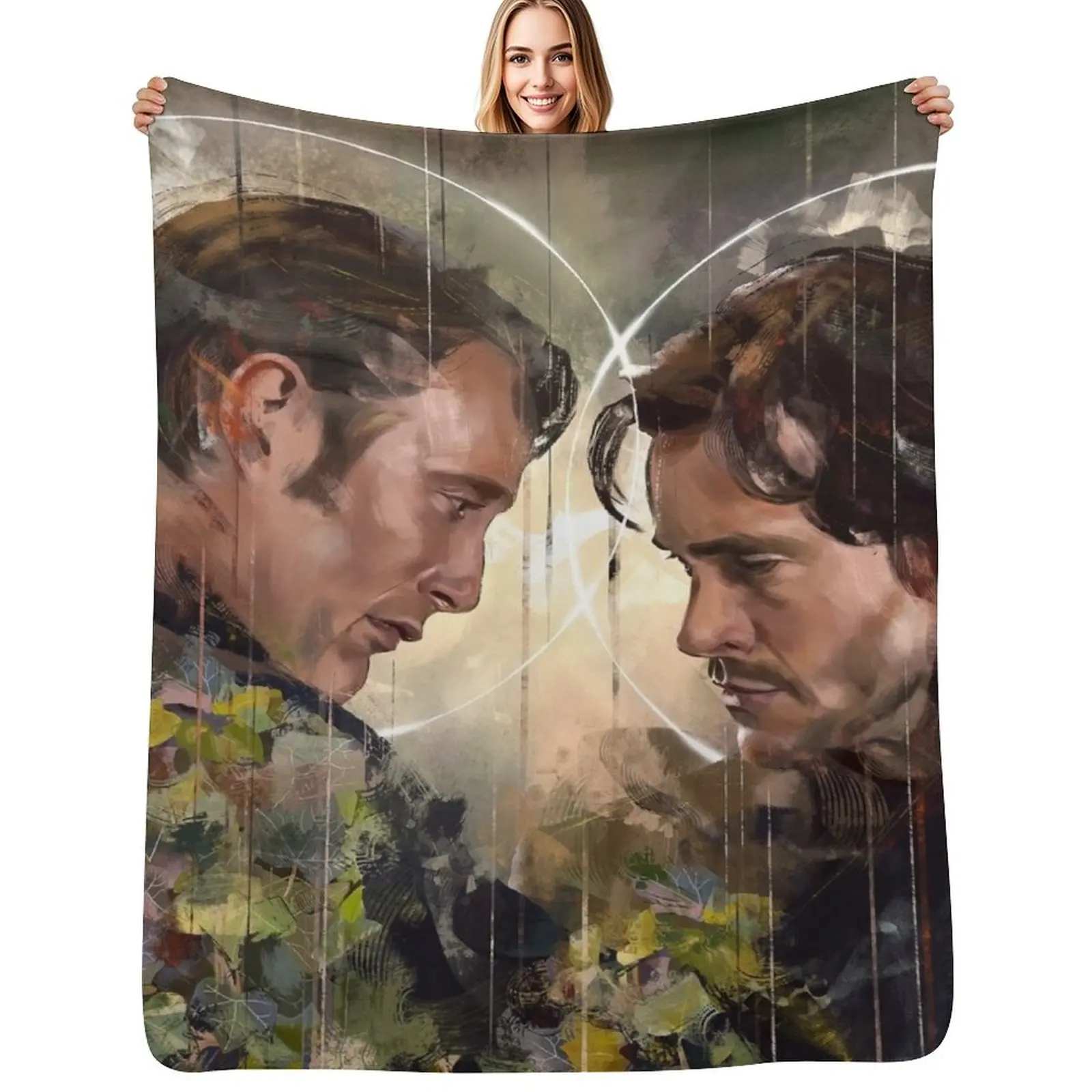 A rare old plant Throw Blanket Lightweight Warm Blanket for Travel Camping