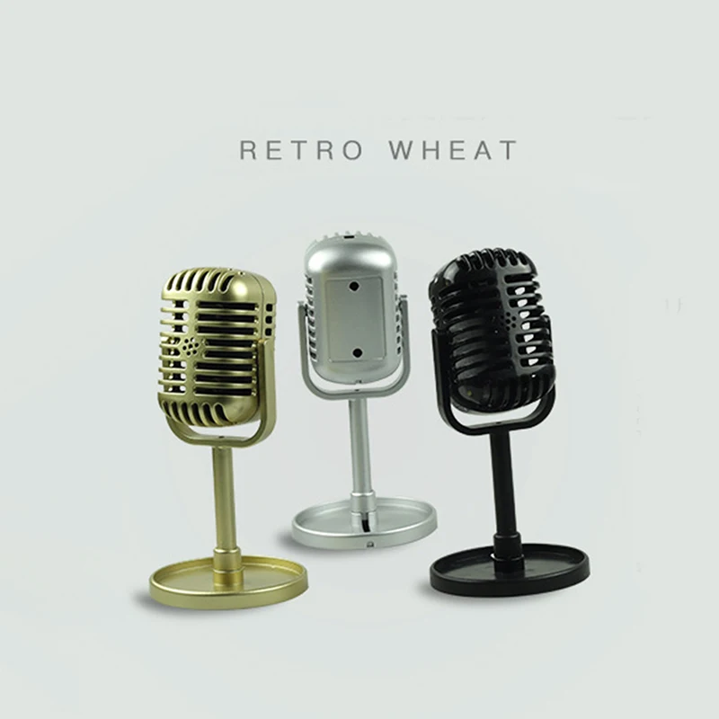 *1pc new Classic Retro Dynamic Vocal Microphone Vintage Style Mic Universal Stand Model