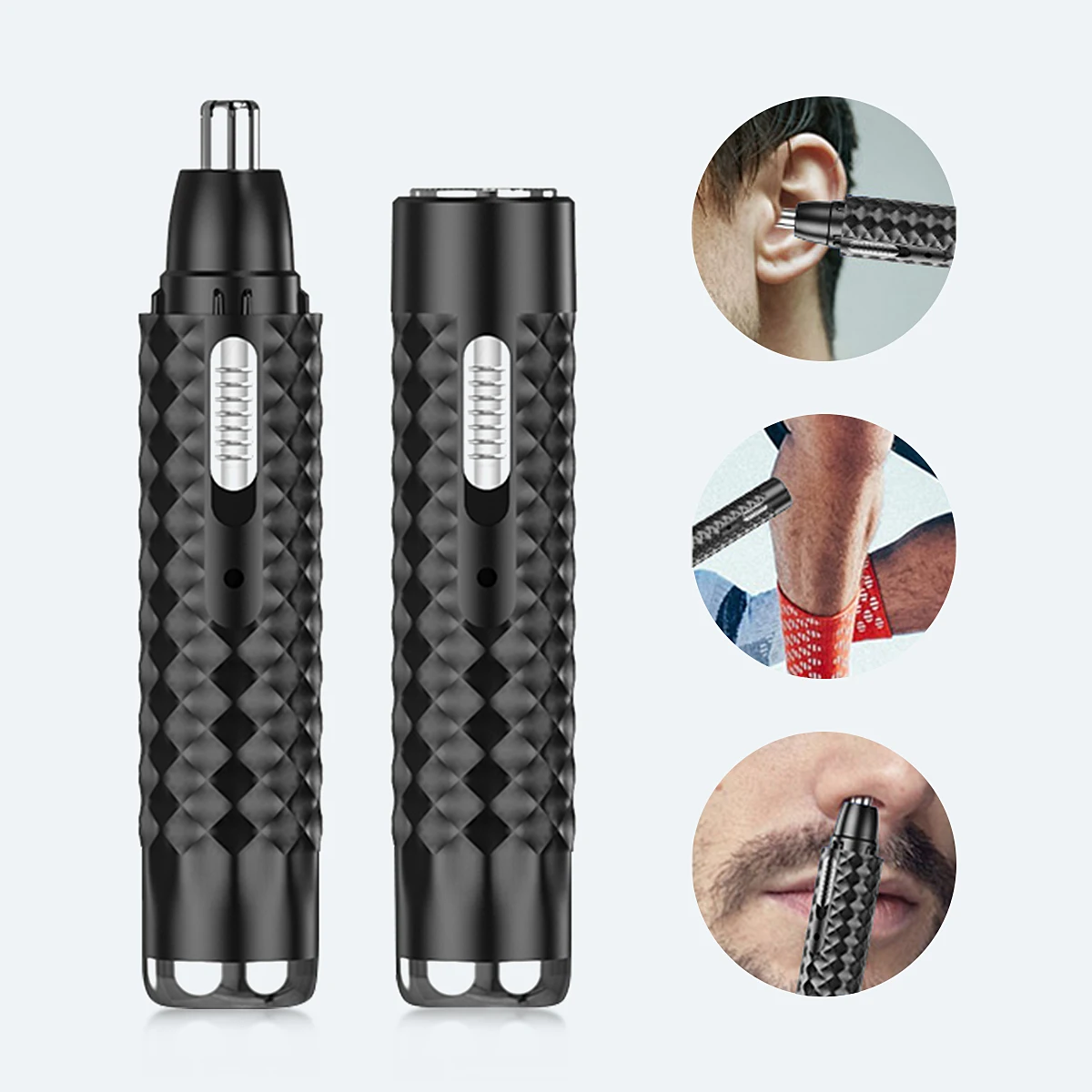 ماكينة تشذيب شعر الأنف 2 في 1 للرجال - 2025 احترافية غير مؤلمة قابلة لإعادة الشحن عبر USB، سهلة الاستخدام #5