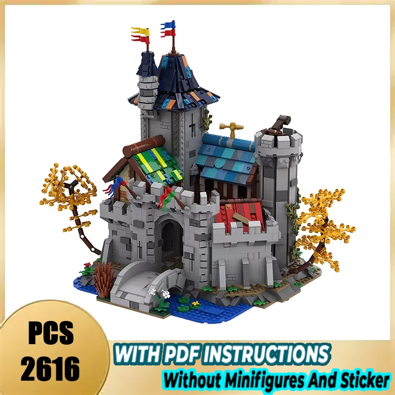 

High-end exquisite brand MOC building blocks Medieval fantasy castle Technical module bricks gift Christmas toy DIY assembly set