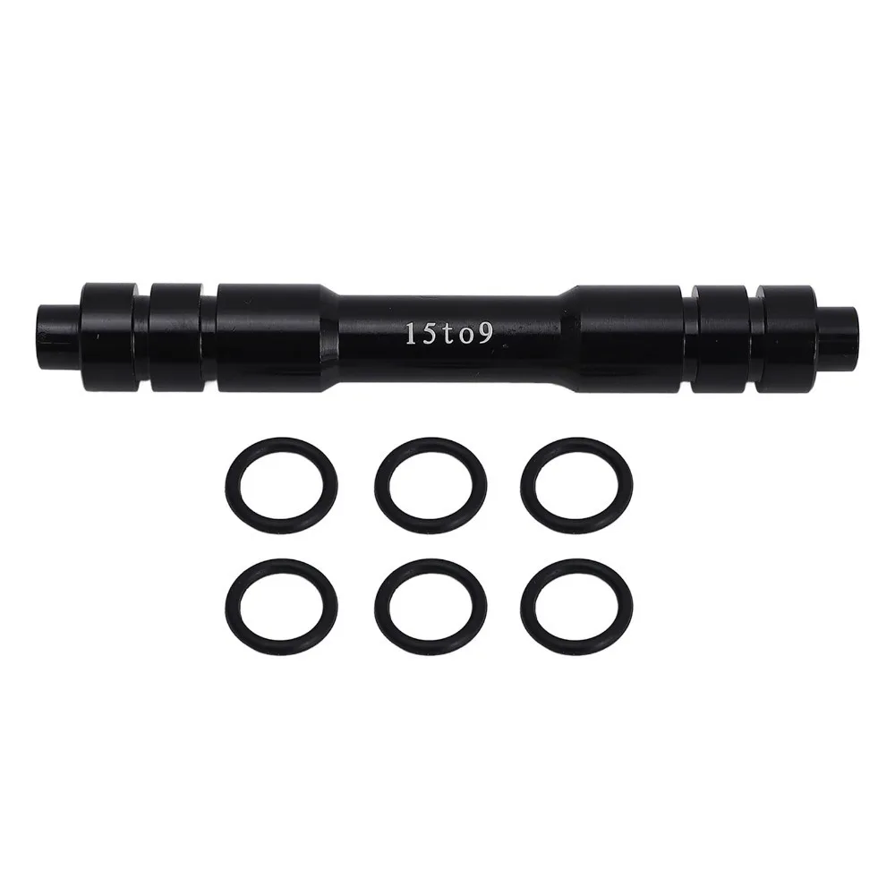

Aluminum Alloy Front Thru Axle Adapter 100mm/110mm 15mm To 9mm Hub Skewer Adapter Easy To Install