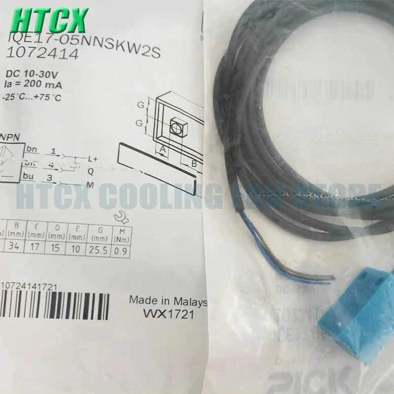 Nuevo interruptor de proximidad, IQE17-05NNSKW2S, IQ10-06NNSKW2S