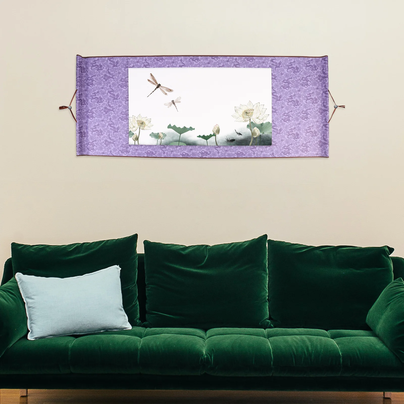 

2Pcs Blank Chinese Scroll Paper Vintage Calligraphy Painting Art Hanging Scroll Suitable for Brush Writing Watercolor Painting