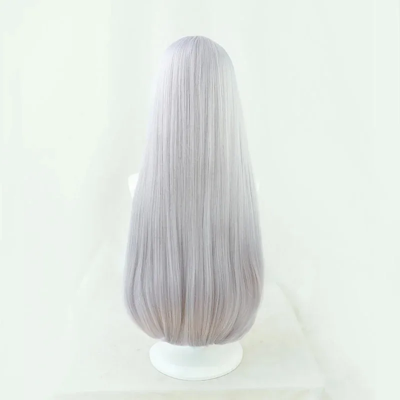 NewVTuber La + Darknesss شعر مستعار تأثيري Hololive Laplus تأثيري Youtuber الفتيات holoX تسليط الضوء على الأرجواني طويل مستقيم مقاومة للحرارة H #6