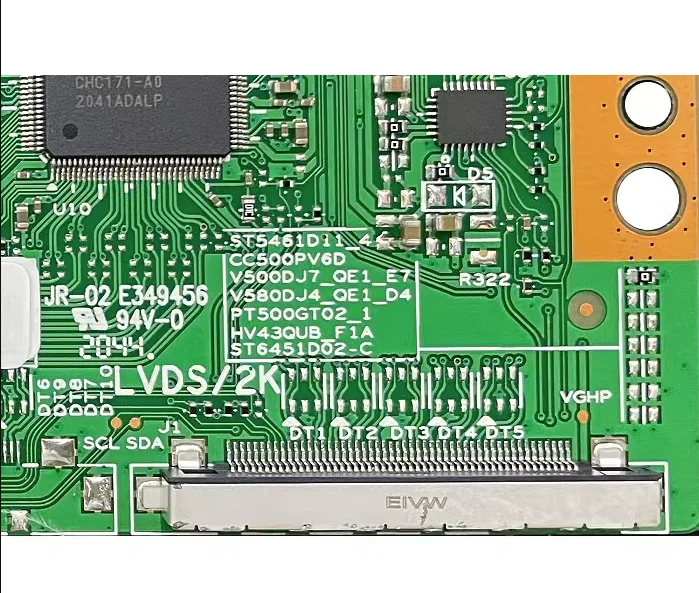 Free shipping! PT550GT02-1  Logic board  4K or   2K  LVDS  single port 96PIN   working   good