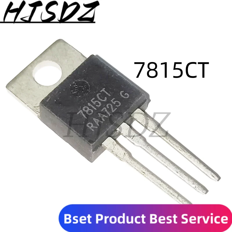 7815CT MC7815 MC7815C MC7815CTG 5 piezas TO-220 tres terminales reguladores de voltaje fijo positivo CHIP IC