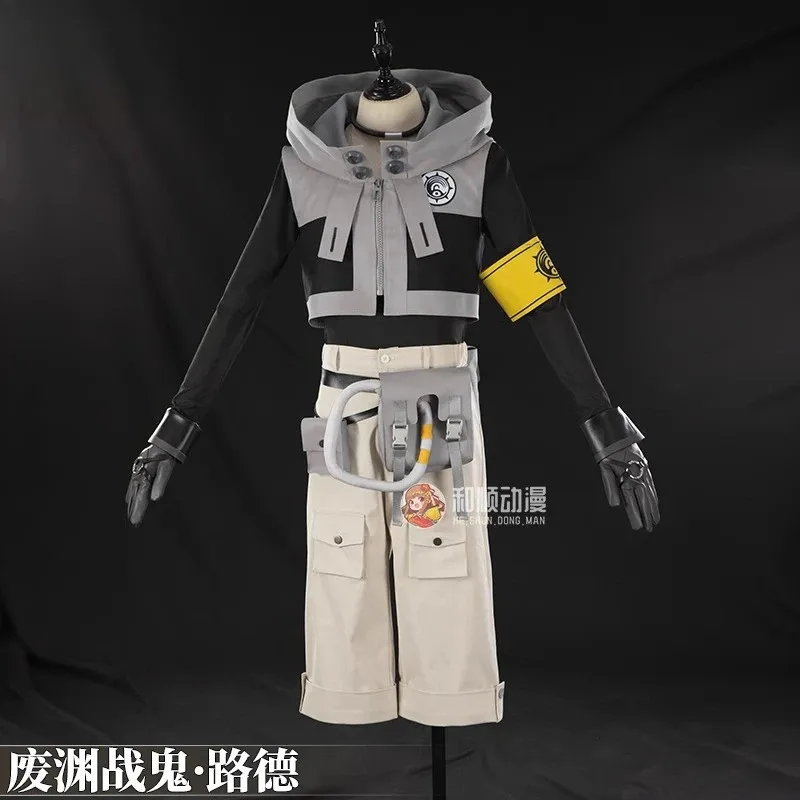 

Gachiakuta Rudo Surebrec Anime Cosplay Costume Uniform Hoodie Gloves Akuta Cleaners Halloween Carnival Party Props For Women Men