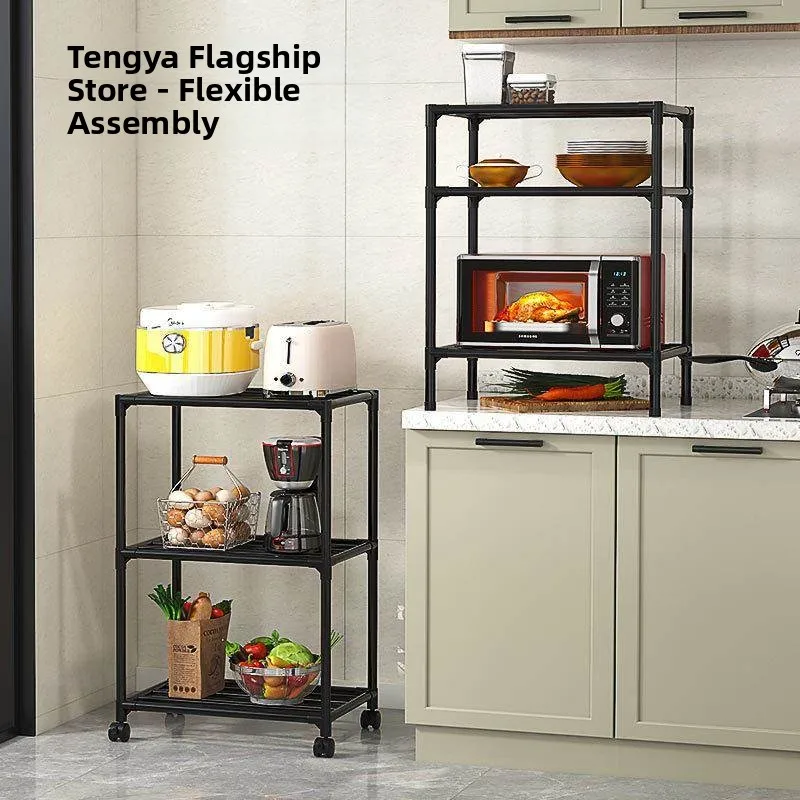 

Modern Simple Stainl Steel Kitchen Storage Ra Stand Pot Vegetable Storage elf Mobile Kitchen Wall Mounted elf