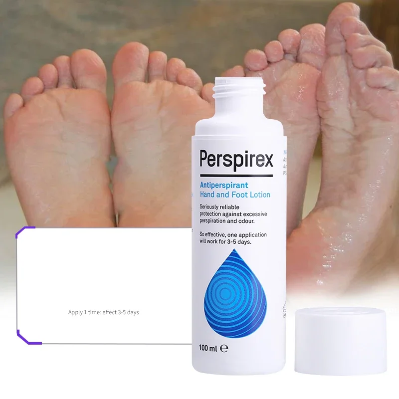 Perspirex – Lotion anti-transpirante pour les mains et les pieds, 100ml, originale, fabriquée au danemark