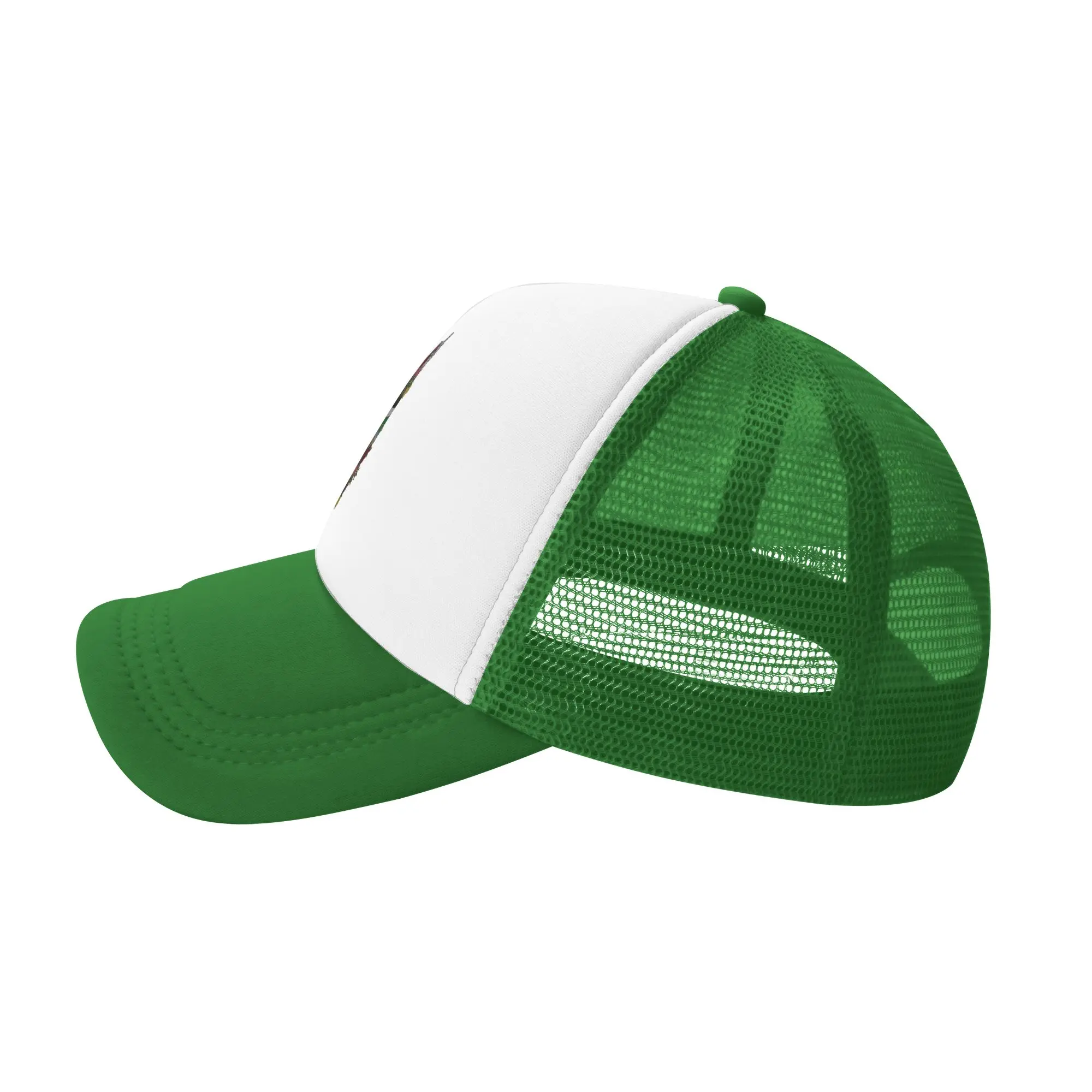 Flower Floral Palestine Palestinian Mesh Baseball Cap Men Women Fashion Trucker Worker Cap  Hats Adjustable Summer Trucker Hats view 3