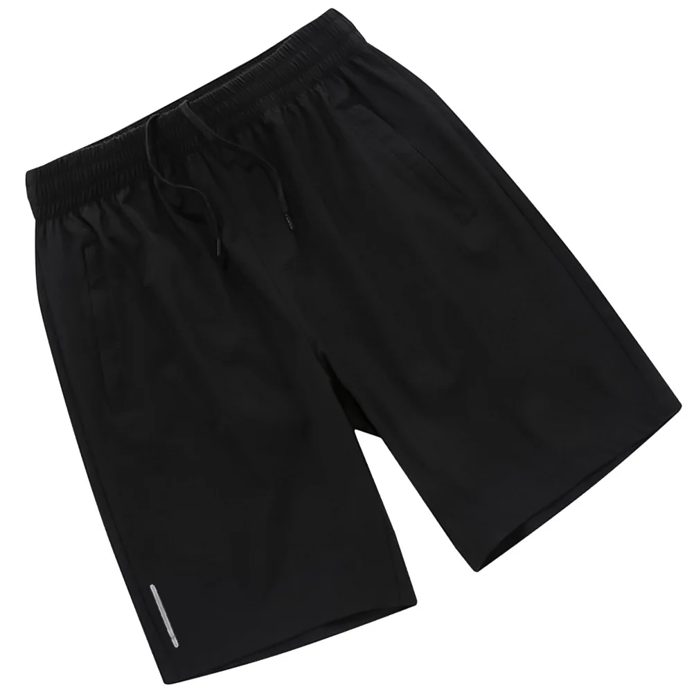 

1Pcs Athletic Shorts Black 3Xl 80-90Kg Premium Cotton Polyester Breathable Running Short Pants Men Leisure Exercise