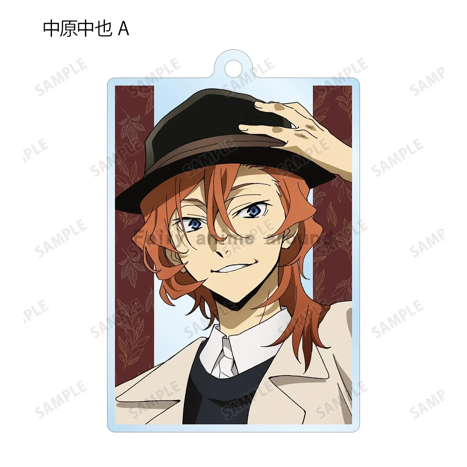 Anime Atsushi Nakajima Osamu Dazai Keychain Ryunosuke Akutagawa Chuya Nakahara Acrylic Keyring Pendant Gift