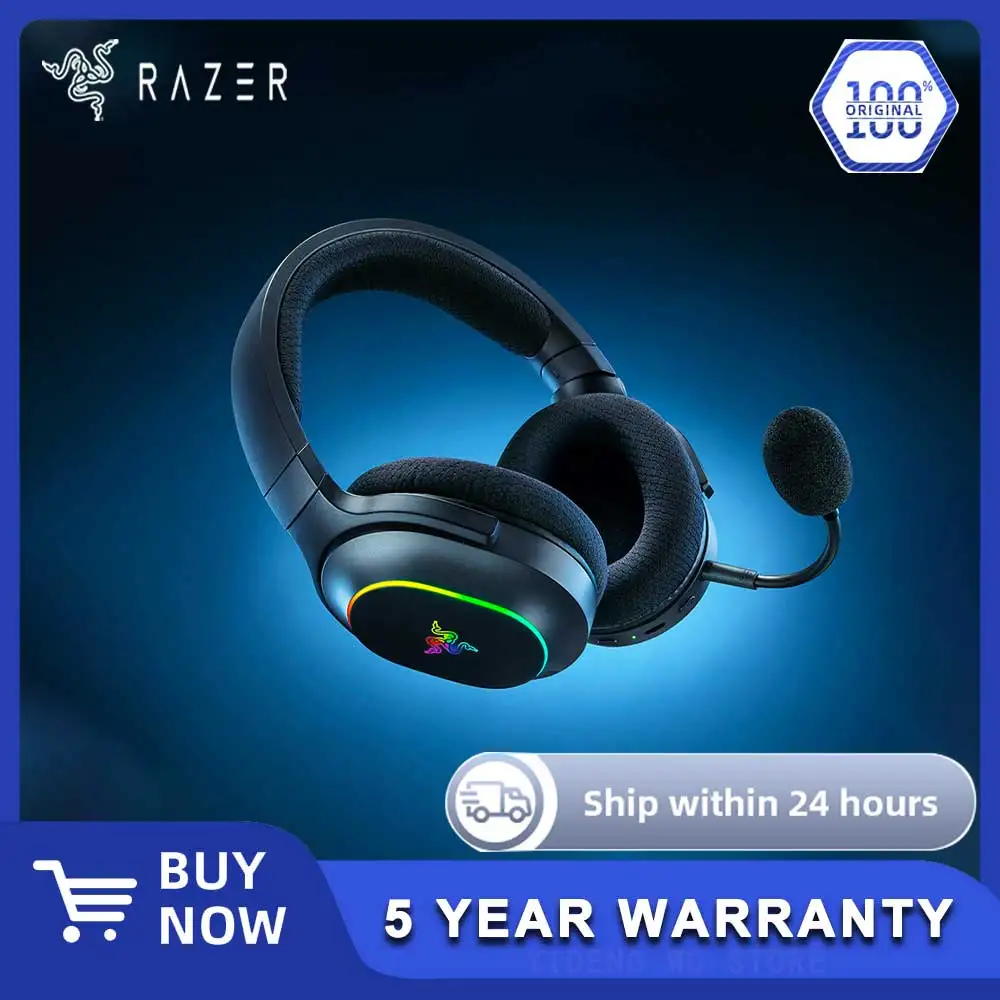 Razer Barracuda X Chroma- Bluetooth 2.4G Dual-mode Wireless Surround Sound Gaming Headset for eSports