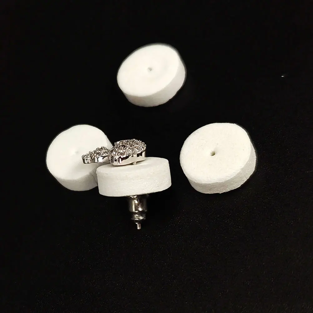 

1000 Pcs Earring Back Pads Clip on Cushion Safety for Earrings Backs Studs Stoppers Replacements