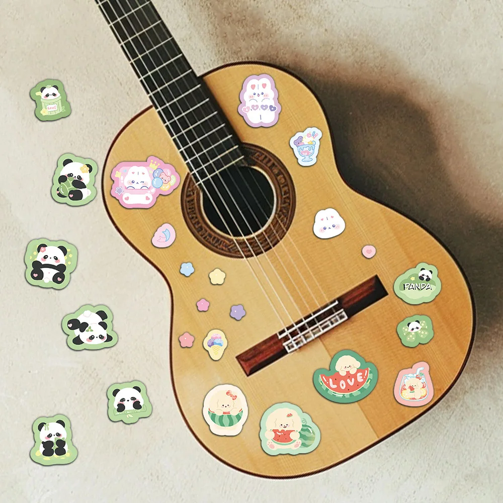 8/PCS Creative Colorful Dream Factory Little Bear Cute Stickers Cartoon Hand Account Gooka Material Skateboard Computer Stickers