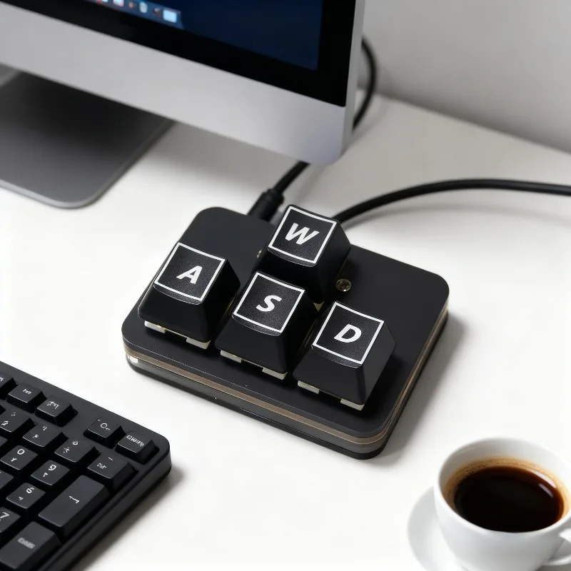 Direction Key Wired Keyboard Customized RGB Hot Swap Engraving Single Mode Keyboard for VIAL Design Game USB Mechanical Keyboard