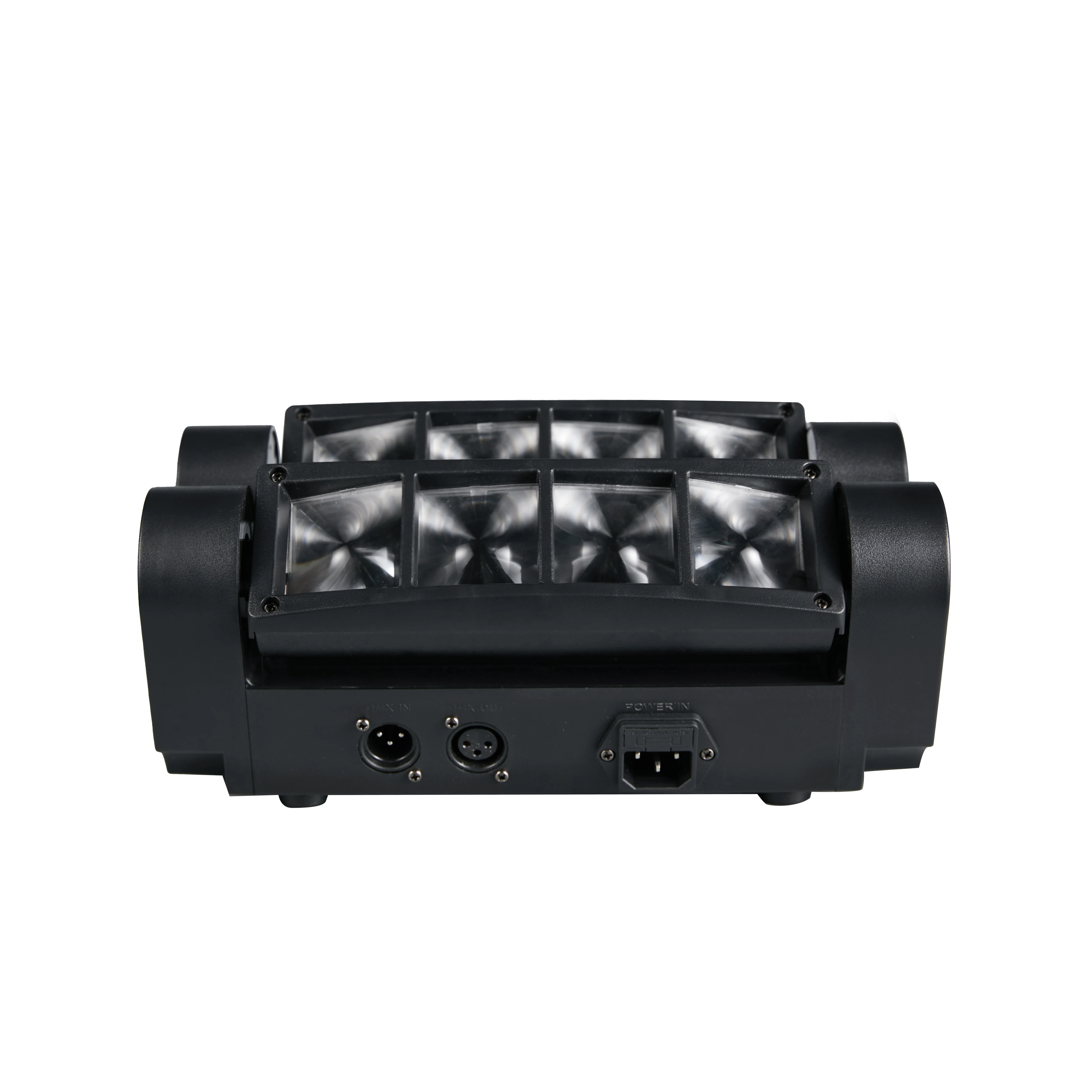 Spider Moving Head Light 8x10W LEDs Beam DJ Lights RGBW Sound Activated and DMX-512 Control for Party Pub Festival Disco Show We