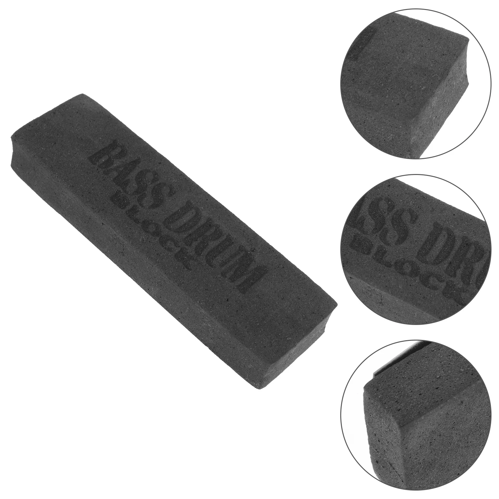 

Bass Drum Non-Slip Sponge Block Sturdy Wear-Resistant Drum Set Stopper for Students and Professionals Block for Bass