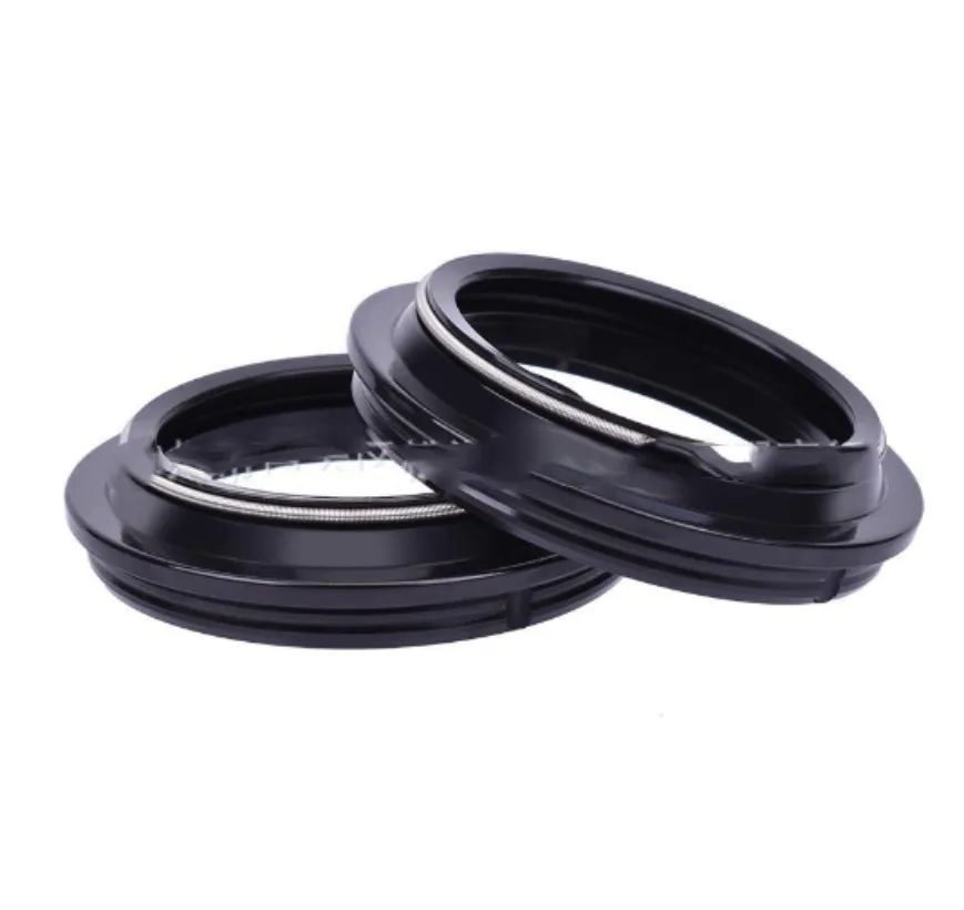 Motorcycle Front Shock Absorbing Oil Seal 43x55x11 43*55 Front Shock Absorbing Oil Seal Cover Front Fork Dust Cover 1SET