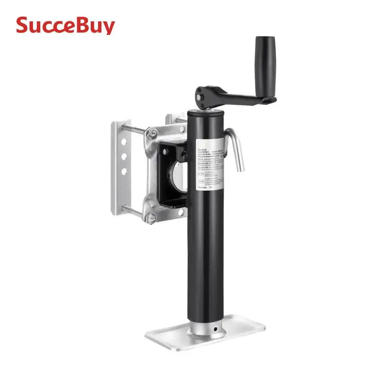 

SucceBuy 2000 lbs Trailer Jack Dynamic Heavy Duty Swivel Bolt-on 10" Lift Trailer Jack Stand with Handle for RV Boat Yacht