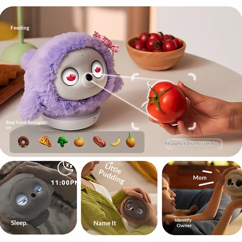 

Ropet AI Pet Robot Emotional Companion Bionic Interactive Desktop Smart Machine With AI Brain Personality Cultivation For Kids