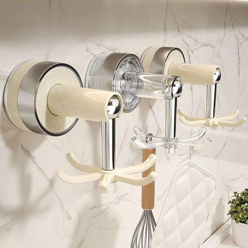 support-de-rangement-multifonctionnel-pour-ustensiles-de-cuisine-a-ventouse-rotatif-a-six-griffes-sans-percage-mural-pour-cuilleres-et-spatules