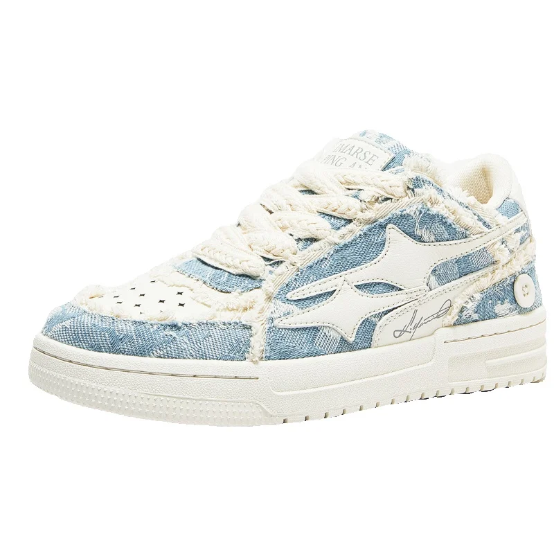 Vrouwen Schoenen Voor Mannen Tennis Retro Mode Ster Schoenen Wit Leer Mannelijke Sneakers Paar Outdoor Sport Casual Schoenen - afbeelding 2