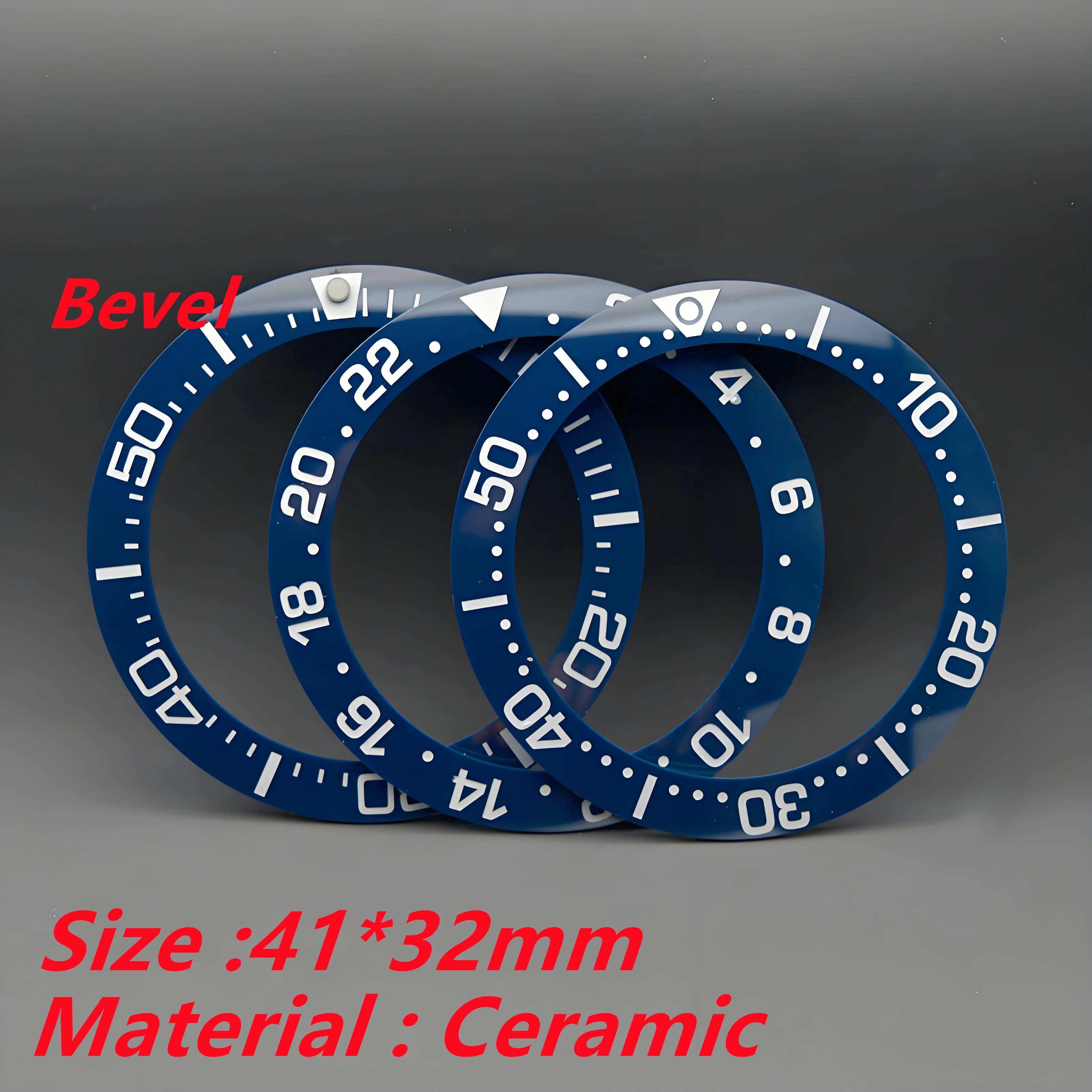 41*32mm Watch Bezel Insert Green Ceramic Fit Samurai Black Series PROSPEX SRPB55K1 Watch Case For Men's Watch Repair Parts Gift