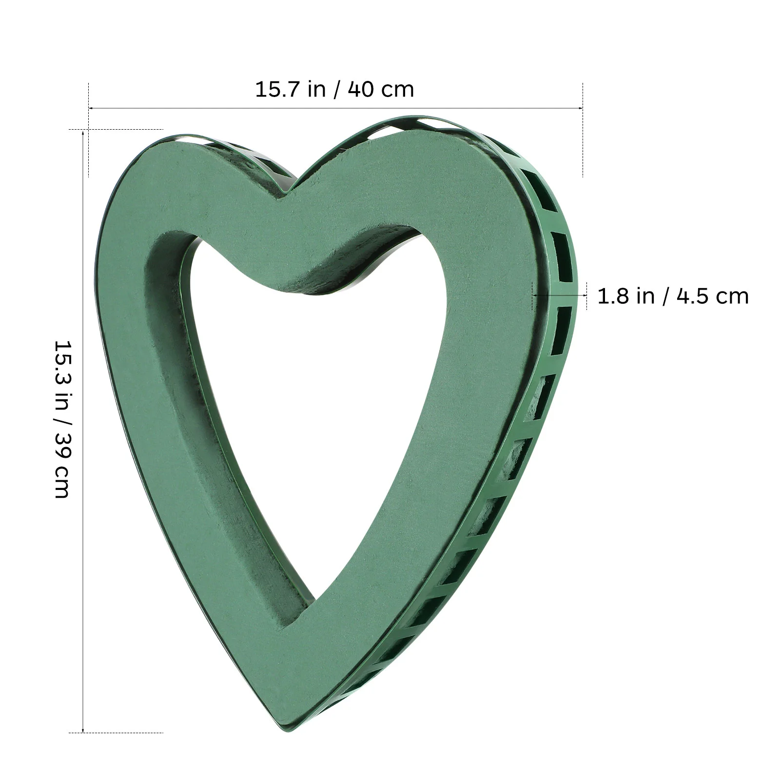 Wedding Car Heart Frame Flower Holder Plastic Stand Indoor Plant Heart-shaped Floral Bride Birthday Decoration for Girl