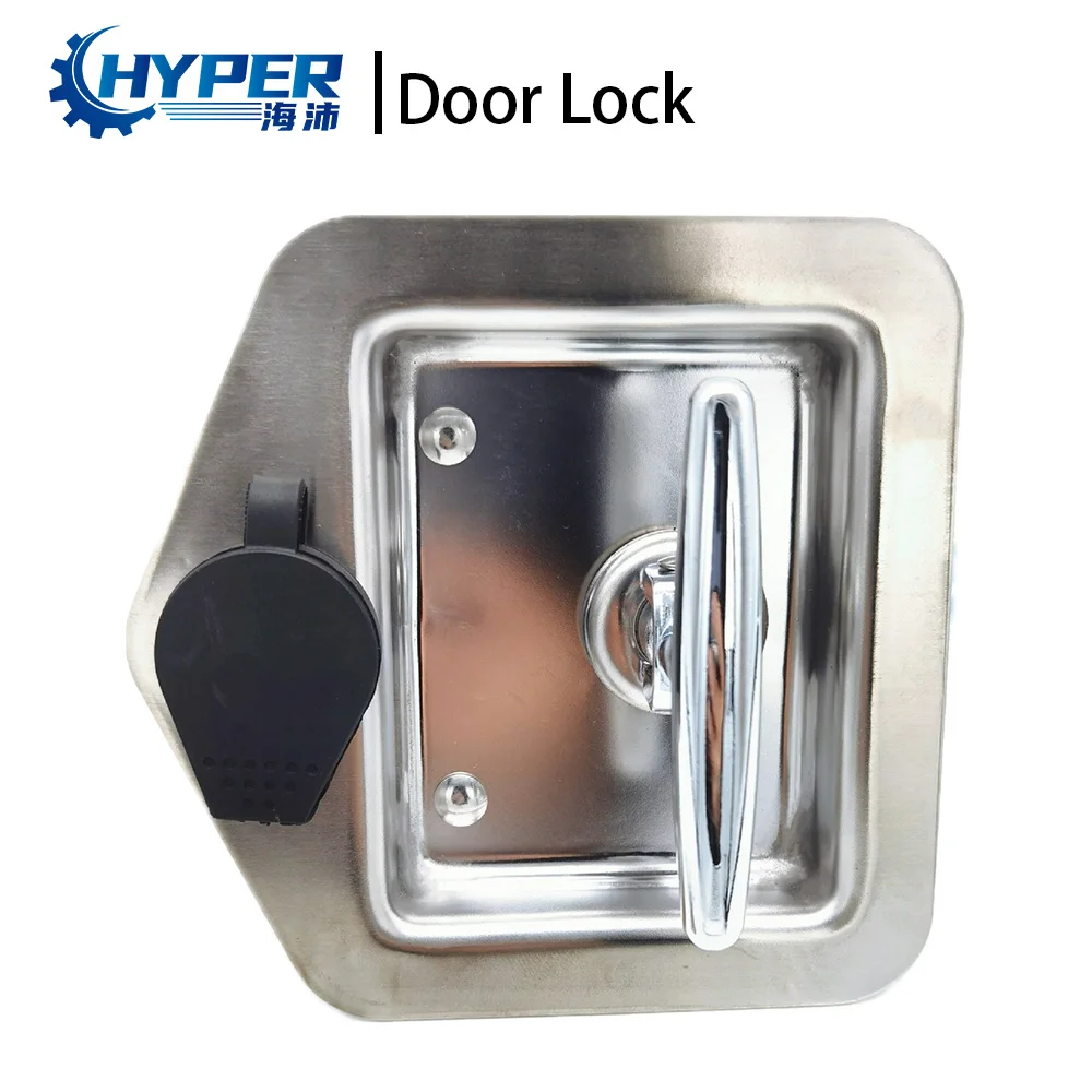 Standard T-Handle Door Lock For Diesel Silent Generator Set Canopy Folding Grip Cabinet Panel Stainless Steel Lock