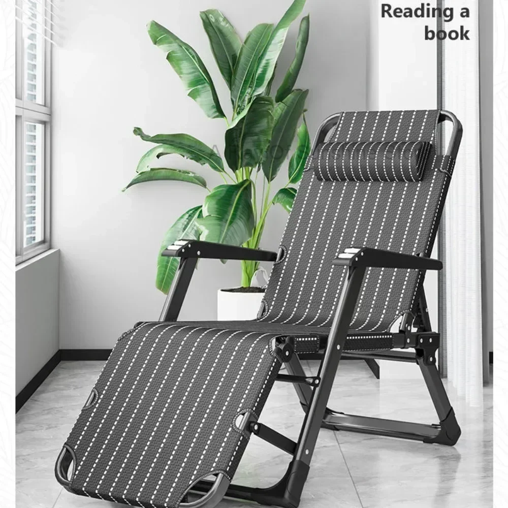 

Camping Outdoor Cotton Mat Folding Bed and Chair Multifunctional Single Person Office Rest Bed Outdoor Portable Lounge Chair