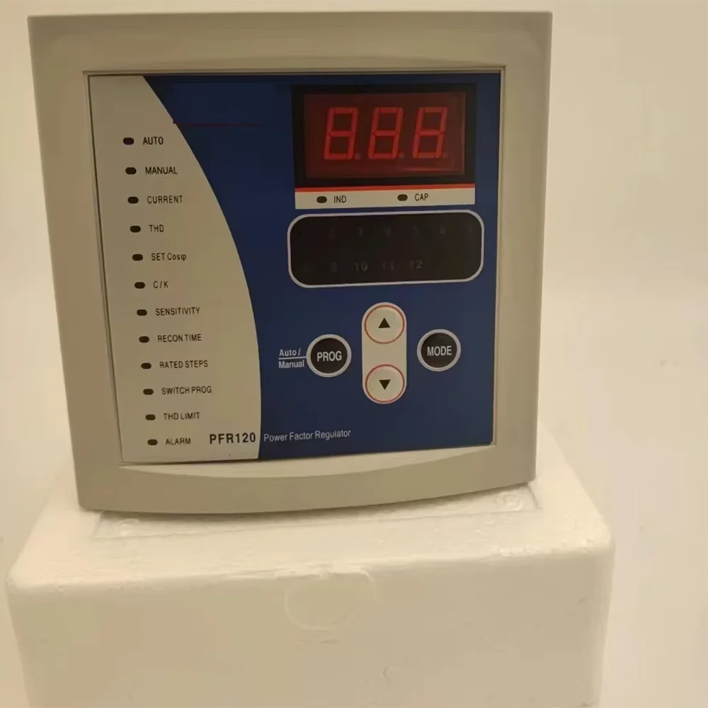 

Контроллер коэффициента мощности PFR140, реактивный регулятор коэффициента мощности для конденсатора коррекции коэффициента мощности