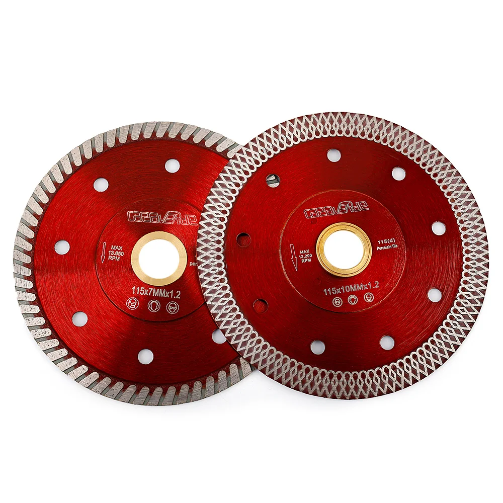 Casaverde 2 Cái/lốc 4.5 "Siêu Mỏng Sứ Turbo Ngói Lưỡi Dao Sứ Đá Cẩm Thạch Đông Ninh Gạch Men