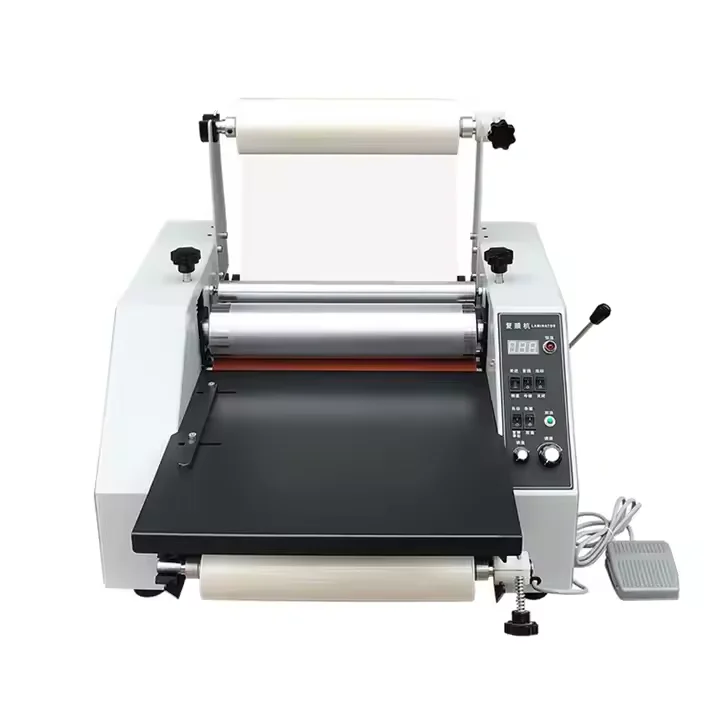 450 Automatic Large Roll Laminating Machine Hot & Cold Laminating for A5 A6 A3 A4 Paper Sizes